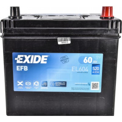 Аккумулятор EXIDE EFB EL 604