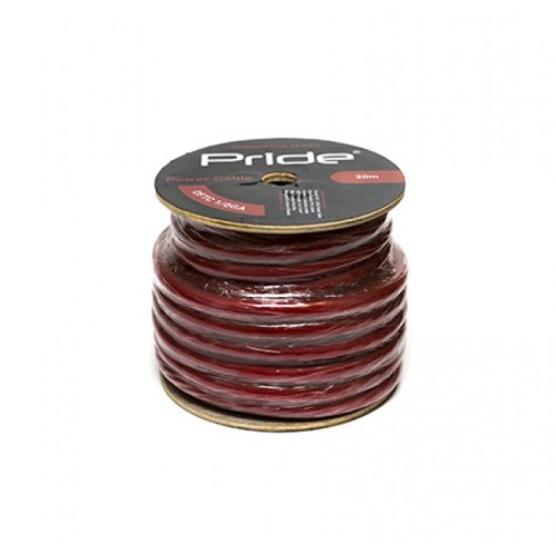 Силовой кабель Pride 62mm²  1/0Ga (red)