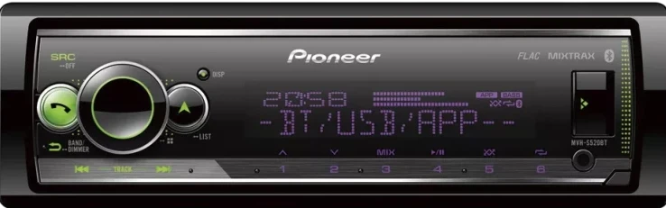 Автомагнитола 1DIN Pioneer MVH-S520BT