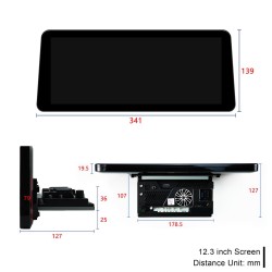 Автомагнитола RedPower 850 PRO 8/256 Гб 12.3 дюймa XLB (без рамки и проводки)