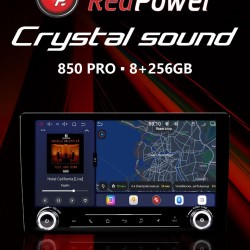 Автомагнитола RedPower 850 PRO 8/256 Гб 10 дюймов с крутилками (без рамки и проводки)