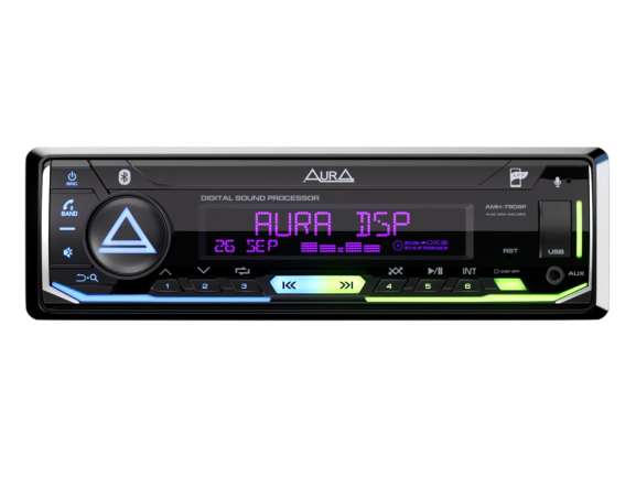 Автомагнитола 1DIN Aura AMH-78DSP