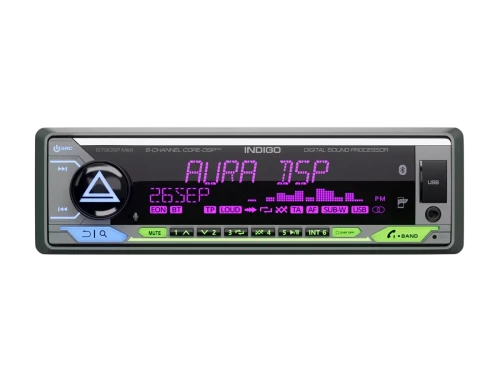 Автомагнитола 1DIN Aura INDIGO-879DSP MkII
