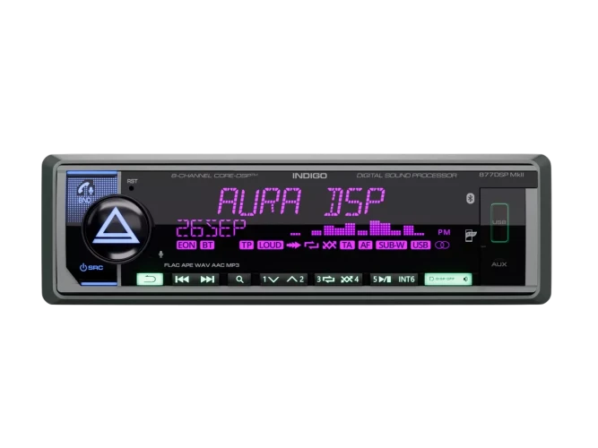 Автомагнитола 1DIN Aura INDIGO-877DSP MkII
