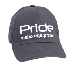 Pride Бейсболка серая с логотипом