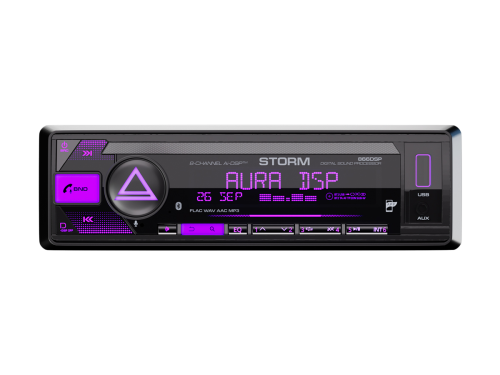 Автомагнитола 1DIN Aura STORM-866DSP