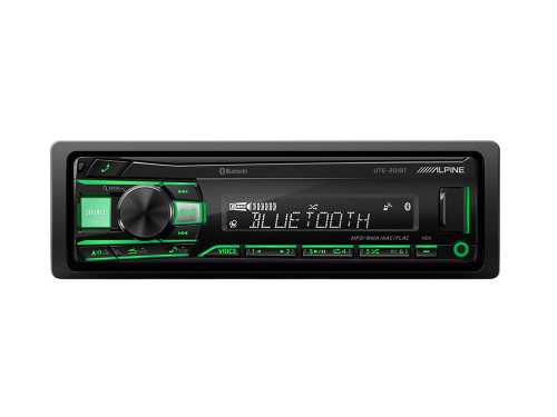 Автомагнитола 1DIN Alpine UTE-201BT