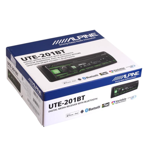 Автомагнитола 1DIN Alpine UTE-201BT
