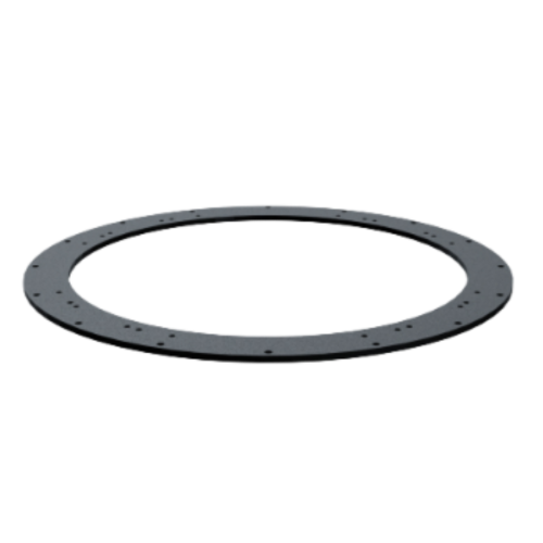 Фланец установочный 12,сталь 6 мм