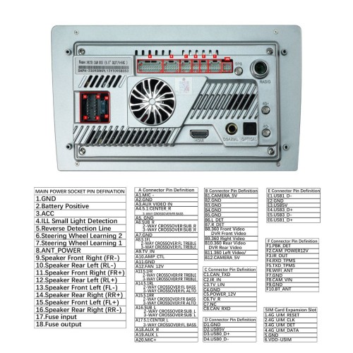 Автомагнитола RedPower 850 PROplus 12/256 Гб 10 дюймов (без рамки и проводки)